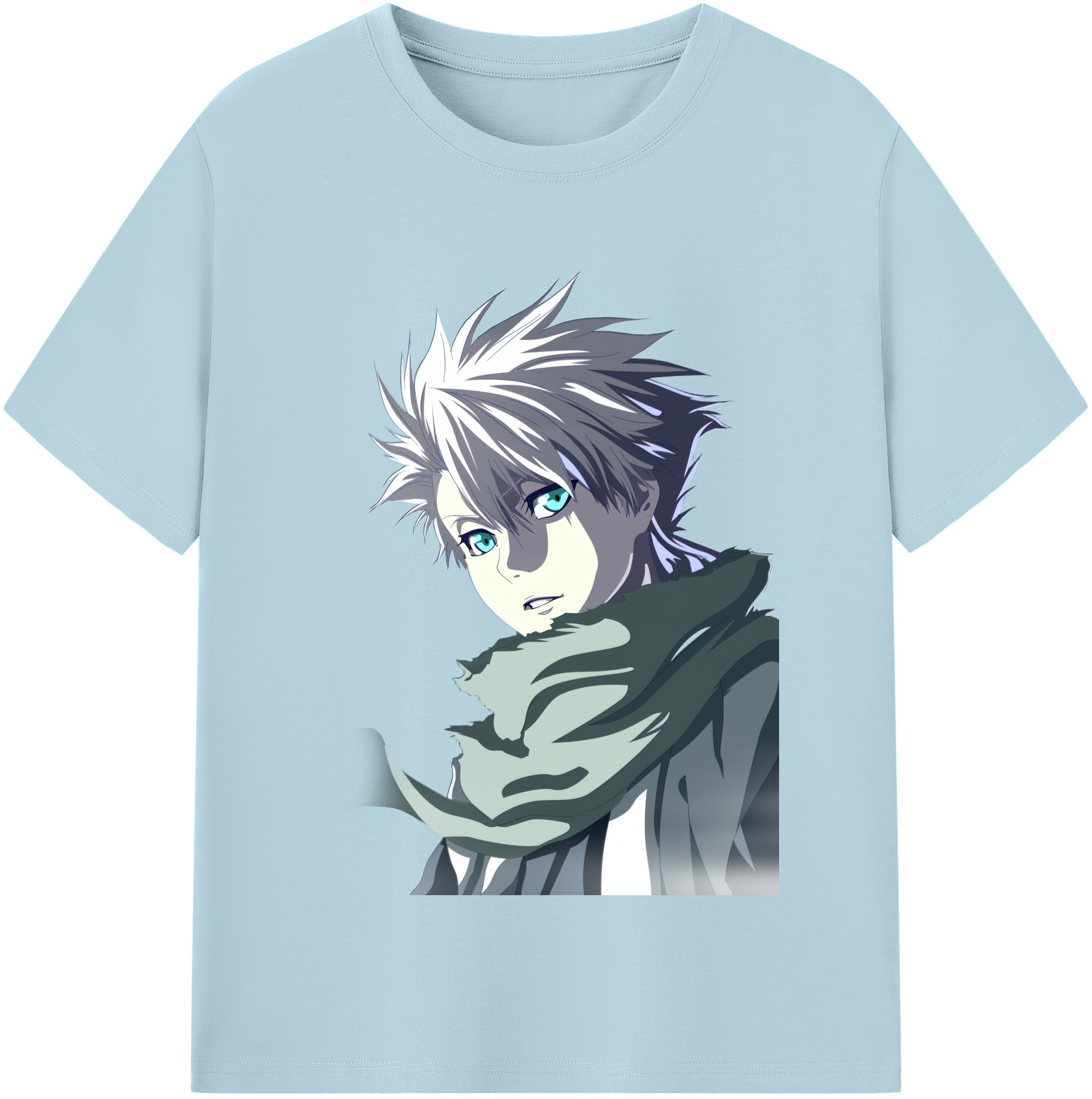 （画像用） ブリーチ 日番谷冬獅郎（ひつがや とうしろう） BLEACH Hitsugaya Toushirou 綿100％半袖Tシャツ（フロントプリント）